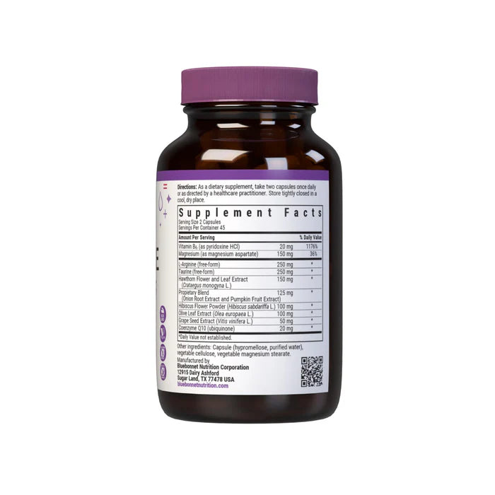 Bluebonnet Targeted Choice Cardiovascular Wellness Formula | Vegan | 60 Vegcaps