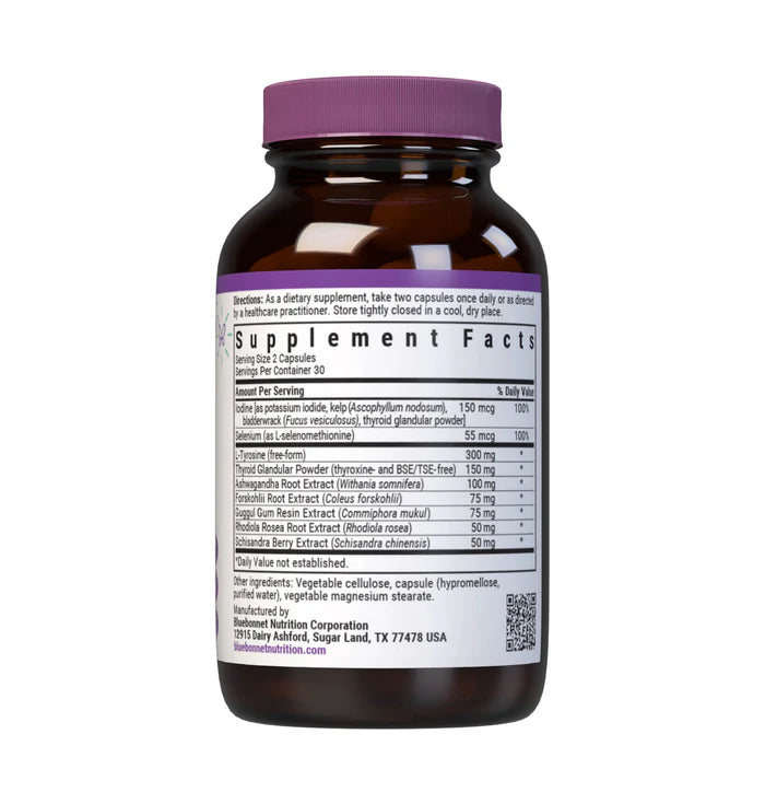 Bluebonnet Thyroid Boost 60 Vegetable Capsules