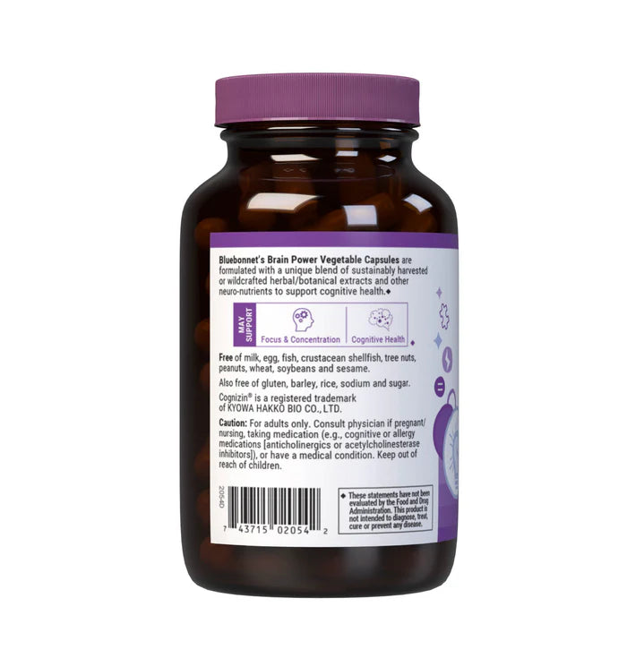 Bluebonnet Targeted Choice Brain Power 60 Caps | Mental Clarity