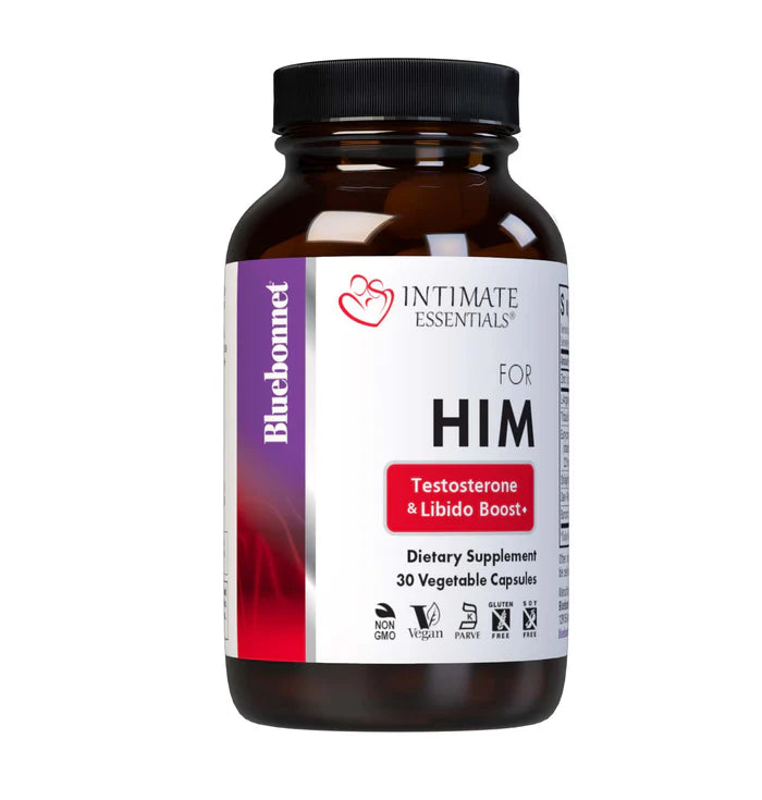 Bluebonnet For Him | Men's Botanical Vitality Formula | 30 Vcaps