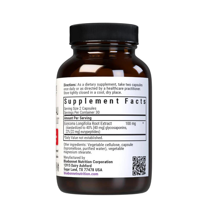Bluebonnet Tongkat Ali LJ100 60 Vegetable Capsules