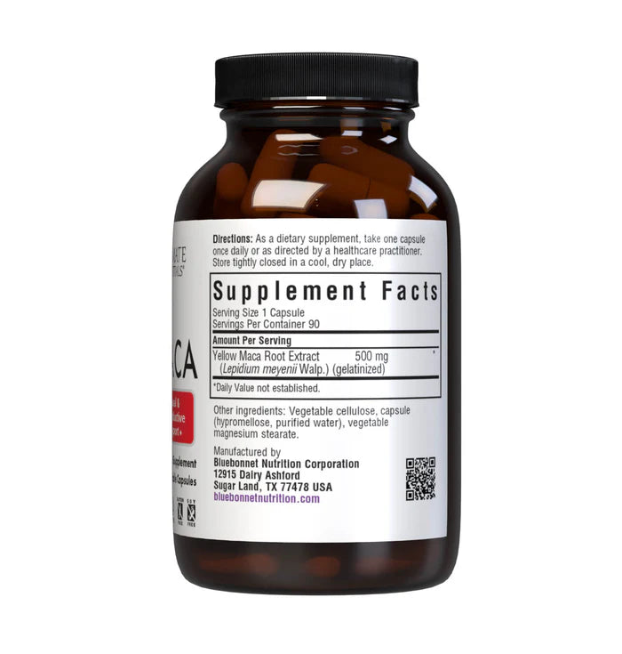 Bluebonnet Intimate Essentials Maca 500 mg 90 Vegetable Capsules