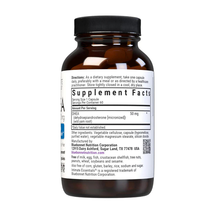 Bluebonnet DHEA 50 mg 60 Vegetable Capsules