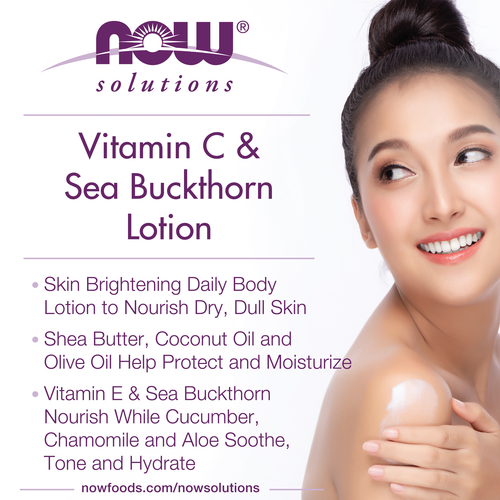Now Solutions Vitamin C & Sea Buckthorn Lotion 8 oz