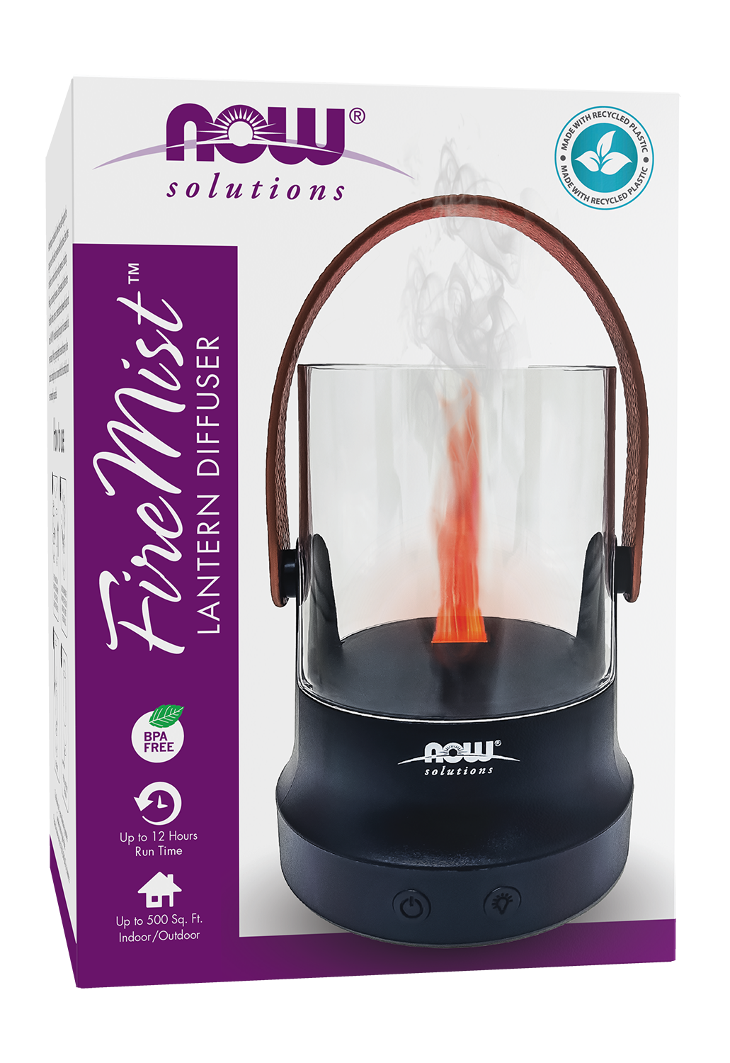 NOW Foods FireMist™ Lantern Rechargeable Diffuser front package image
