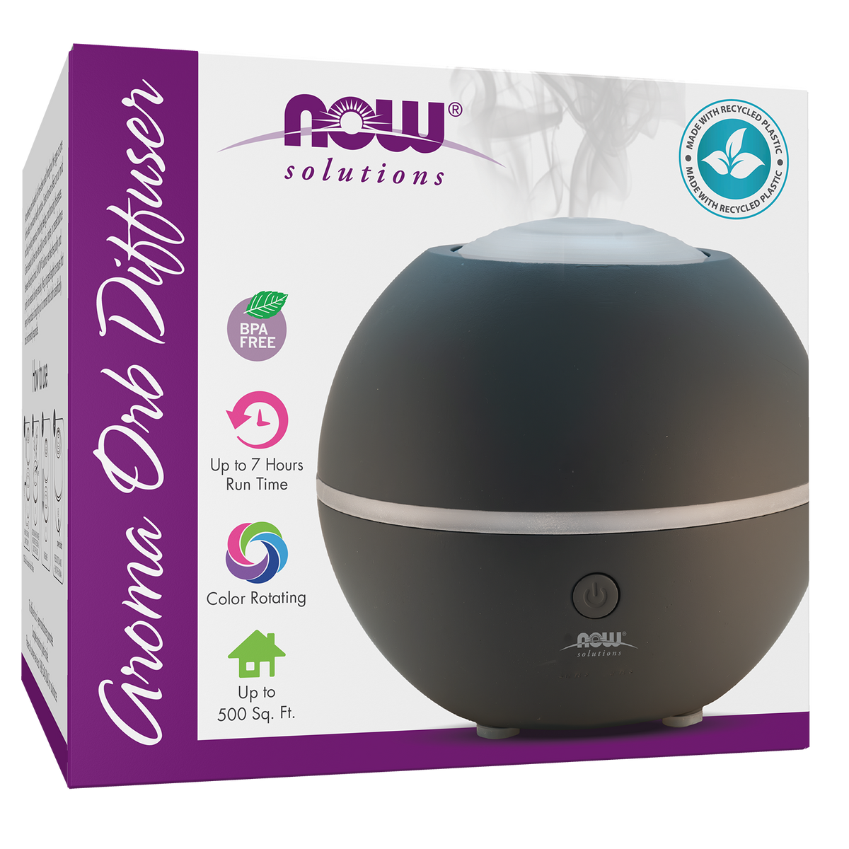 NOW Foods Aroma Orb Ultrasonic USB Oil Diffuser front package image