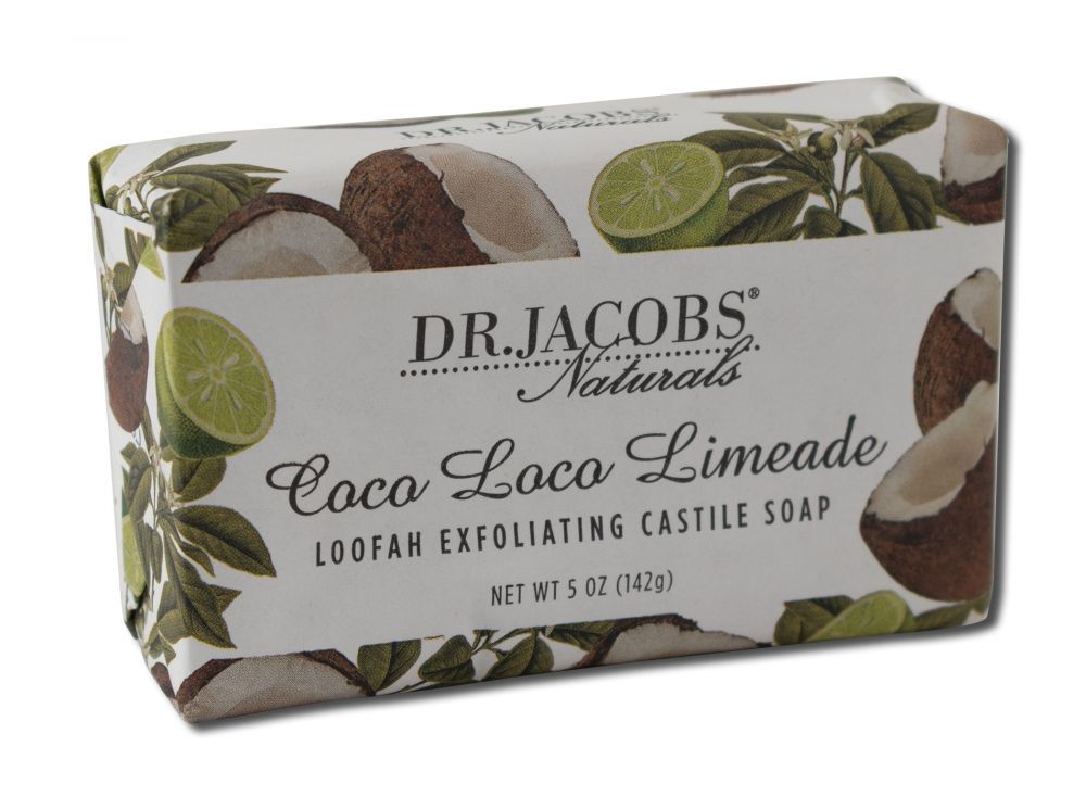 Dr. Jacobs Naturals Coco Loco Limeade Exfoliating Bar Soap 5 oz