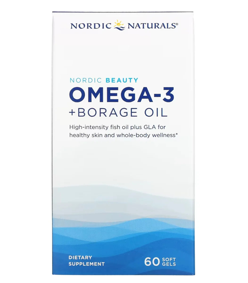 Nordic Naturals Nordic Beauty Omega-3 + Borage Oil • 60 ct.