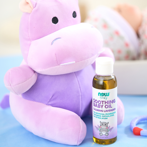 Now Baby Soothing Baby Oil Calming Lavender 4 oz