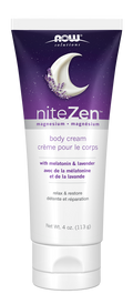 NOW Foods niteZen™ Magnesium Body Cream - 4 oz. front package image