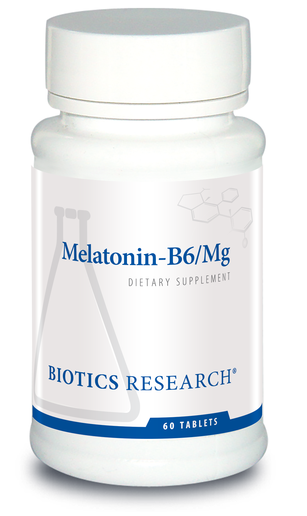 Melatonin-B6/Mg by Biotics Research - 60 Tablets