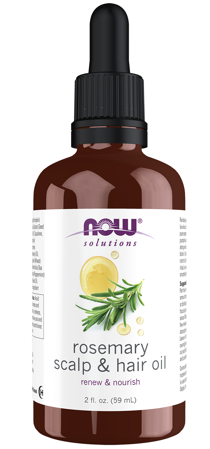 NOW Foods Rosemary Scalp & Hair Oil - 2 fl. oz. front package image