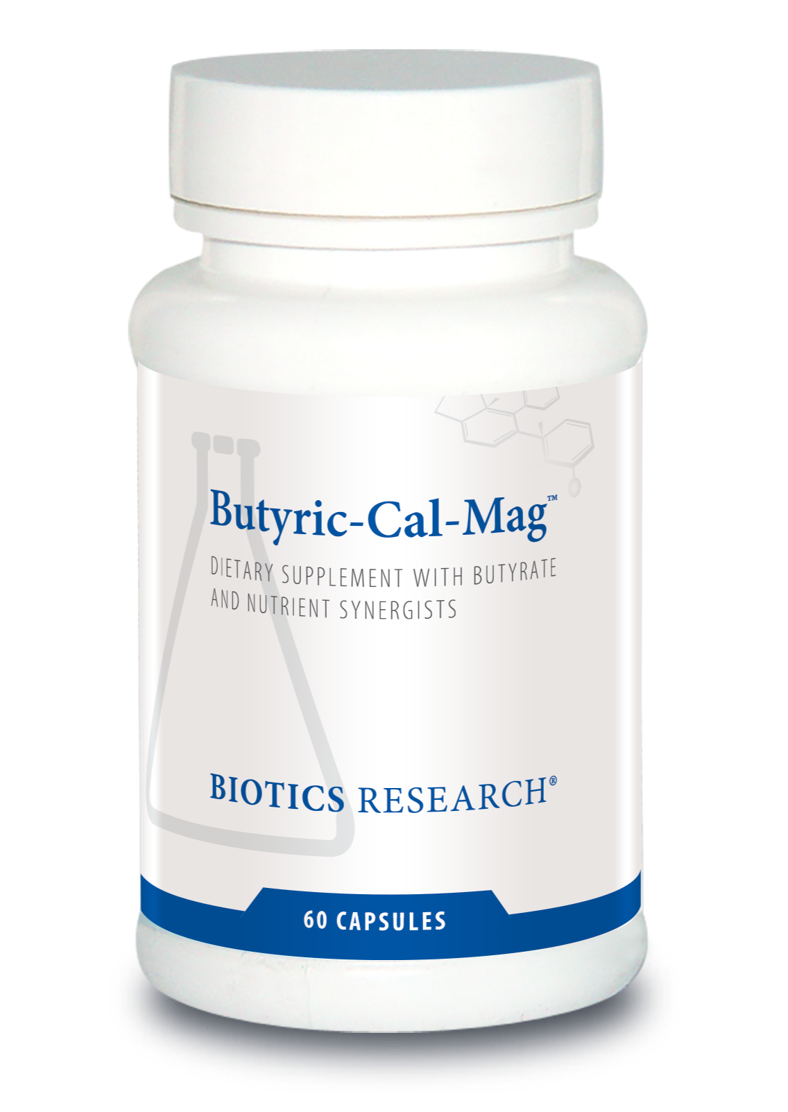 Butyric-Cal-Mag™ by Biotics Research - 60 Capsules