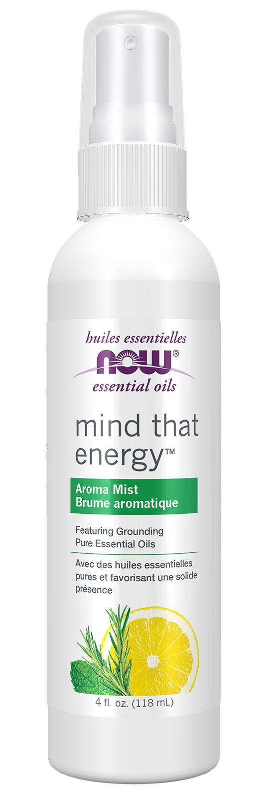 NOW Foods Mind That Energy™ Aroma Mist - 4 fl. oz. front package image