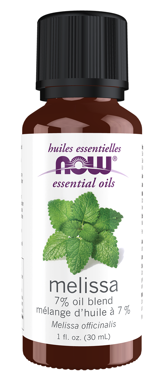 NOW Foods Melissa Oil Blend - 1 fl. oz. front package image