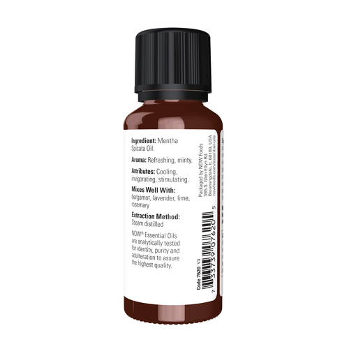 NOW Essential Oils Pure Spearmint Oil 1 oz | Mint Essential Oil