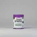 Bluebonnet Organic Greens dietary supplement container on a white background