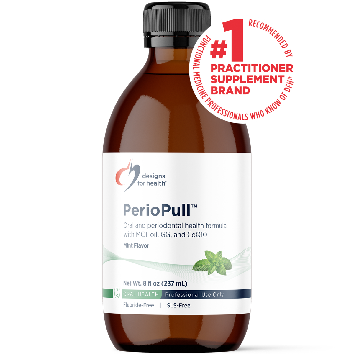 Designs for Health PerioPull 8 oz front label