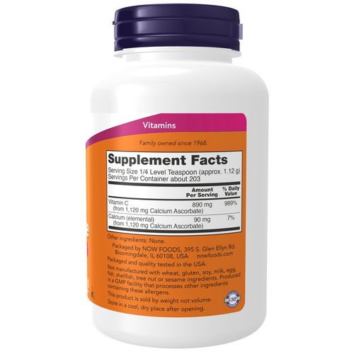 NOW Foods Calcium Ascorbate Powder 8 oz | Buffered Vitamin C