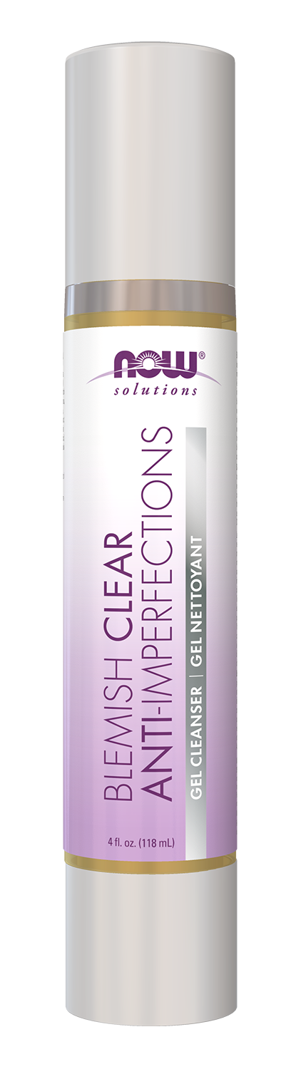NOW Foods Blemish Clear Gel Cleanser - 4 fl. oz. front package image