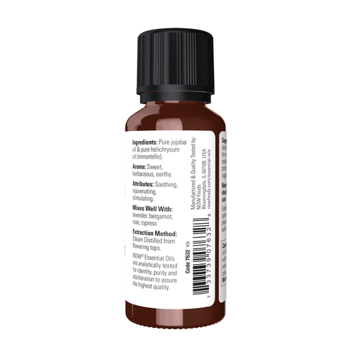 NOW Foods Helichrysum Essential Oil Blend 1 oz | Skin Care