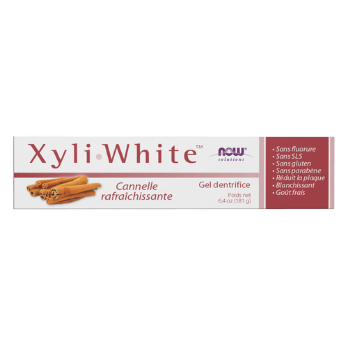 Now Solutions Xyli White Cinnafresh Toothpaste Gel 6.4 oz