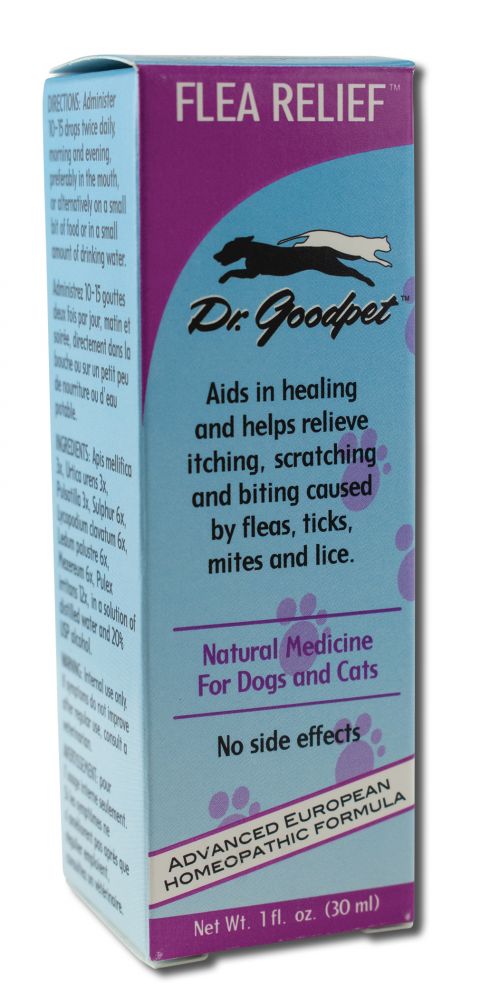 Dr. Goodpet Flea Relief Homeopathic Liquid, 1 fl oz
