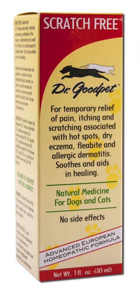Dr. Goodpet Scratch Free Homeopathic Liquid, 1 fl oz