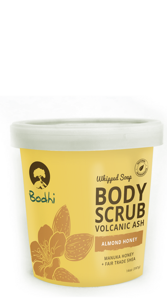 Bodhi Organics Almond Honey Whipped Body Scrub – 14 oz