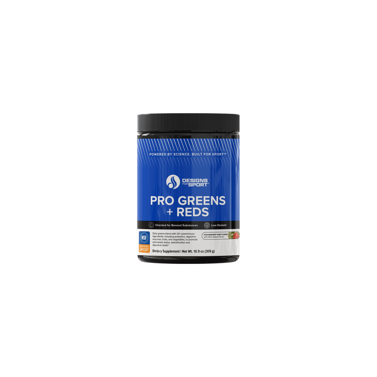 Designs for Health Pro Greens + Reds 10.9 oz (309 g) powder front label