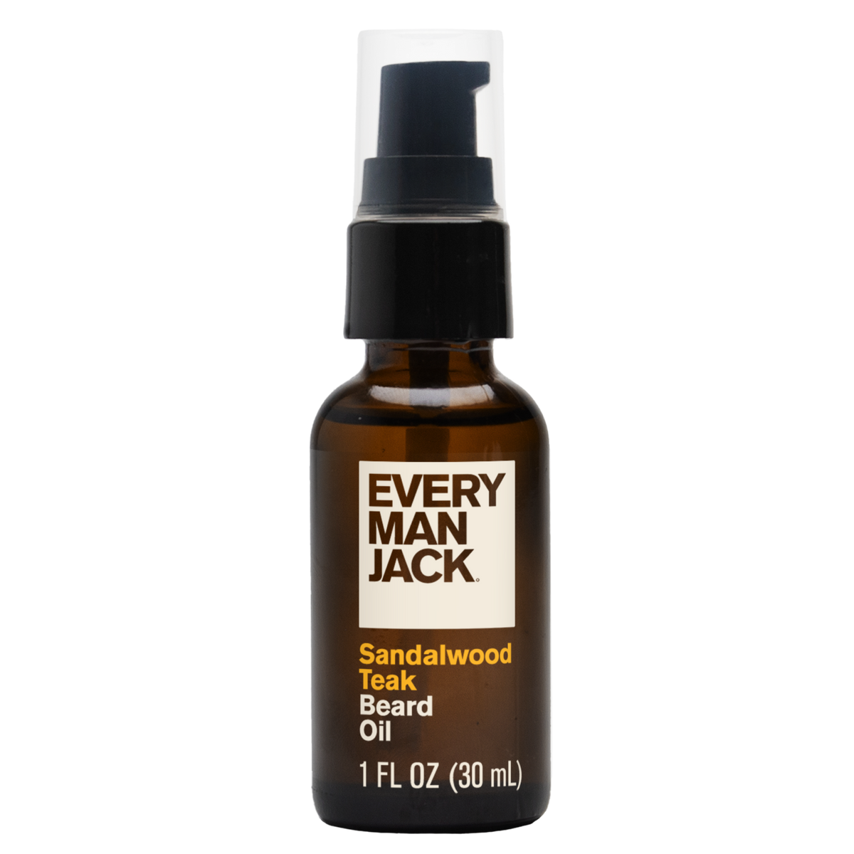 Every Man Jack Sandalwood Teak Beard Oil — 1 fl oz