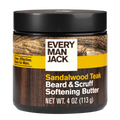 Every Man Jack Sandalwood Teak Beard & Scruff Softening Butter — 4 oz