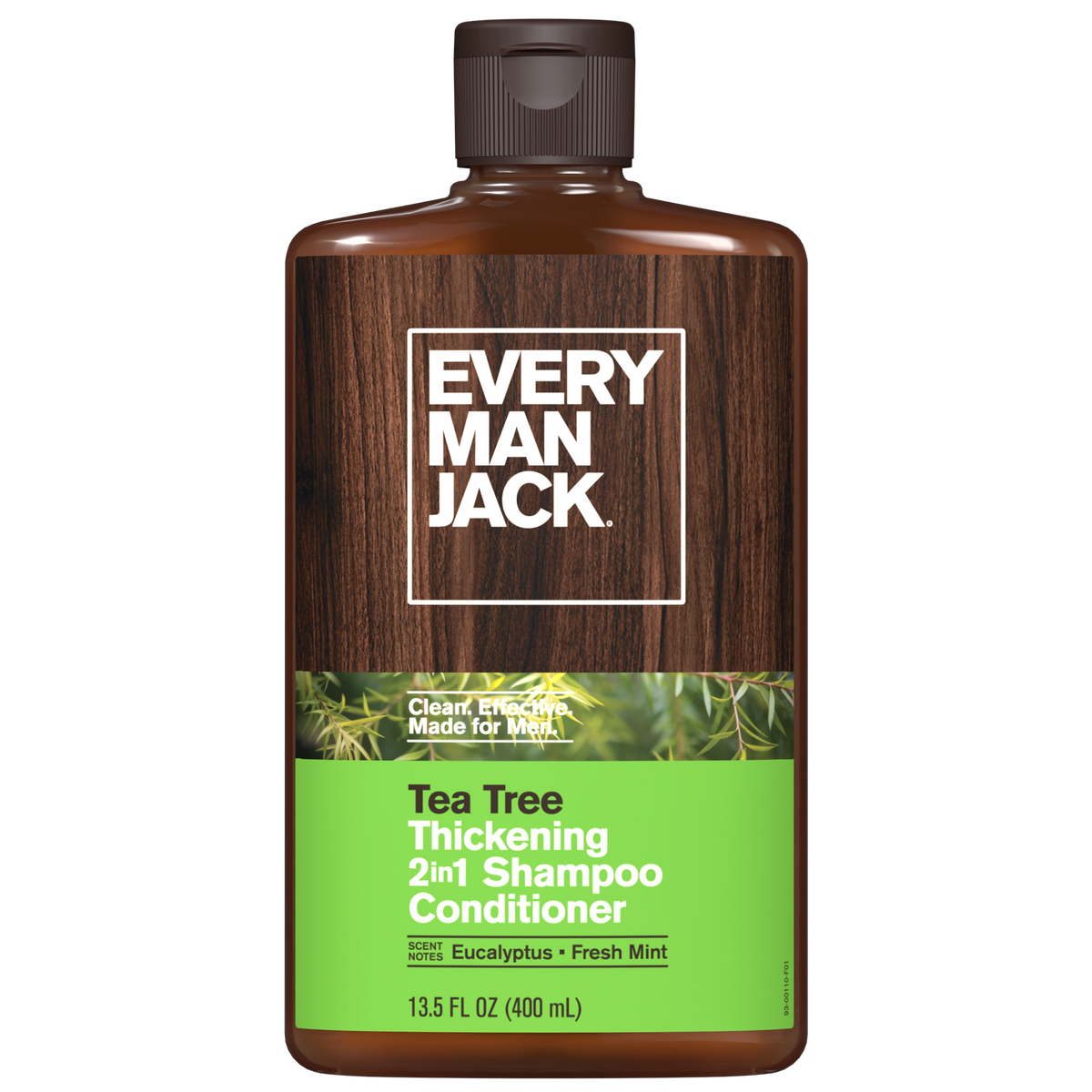 Every Man Jack Tea Tree 2-in-1 Shampoo + Conditioner — 13.5 fl oz