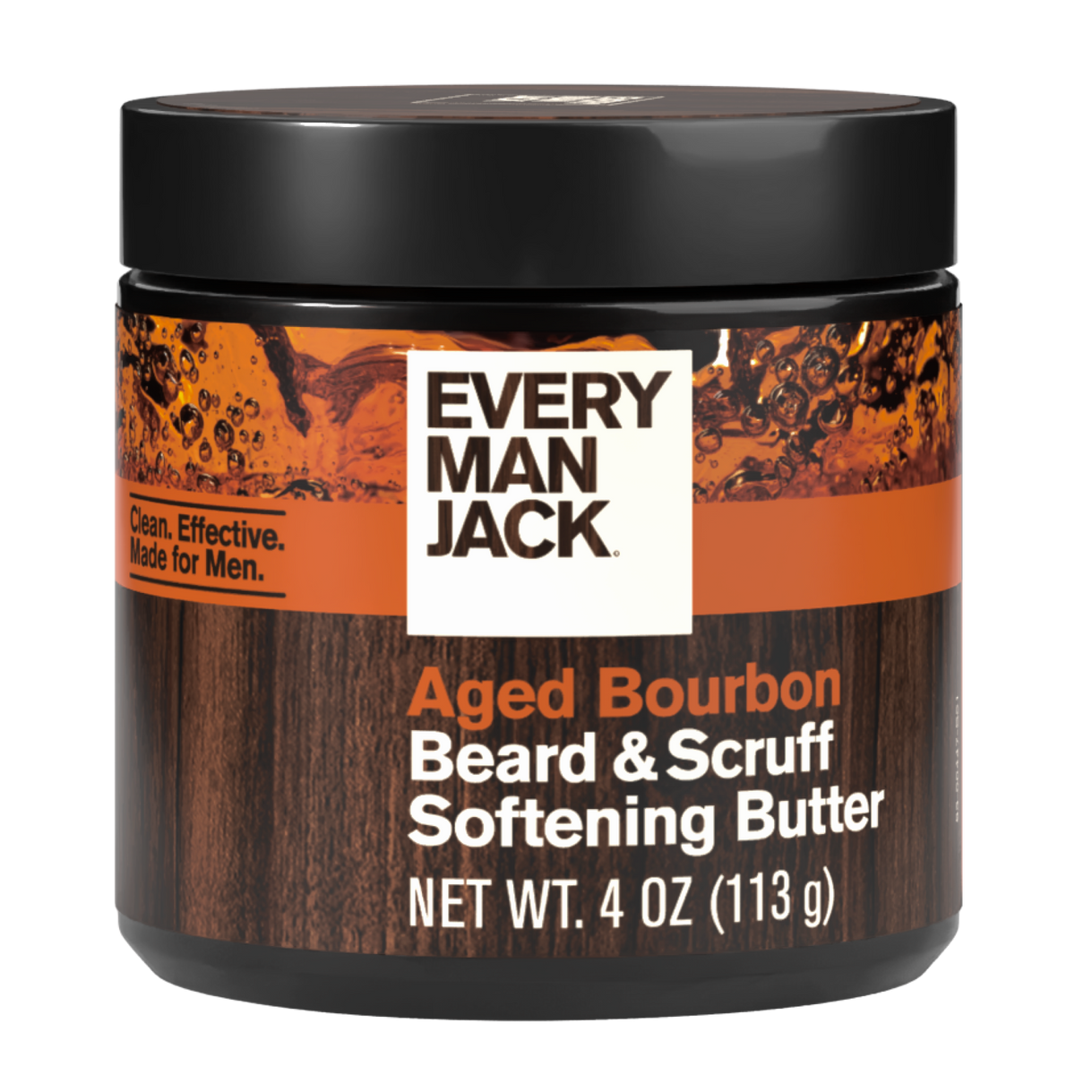 Every Man Jack Aged Bourbon Beard & Scruff Softening Butter — 4 oz