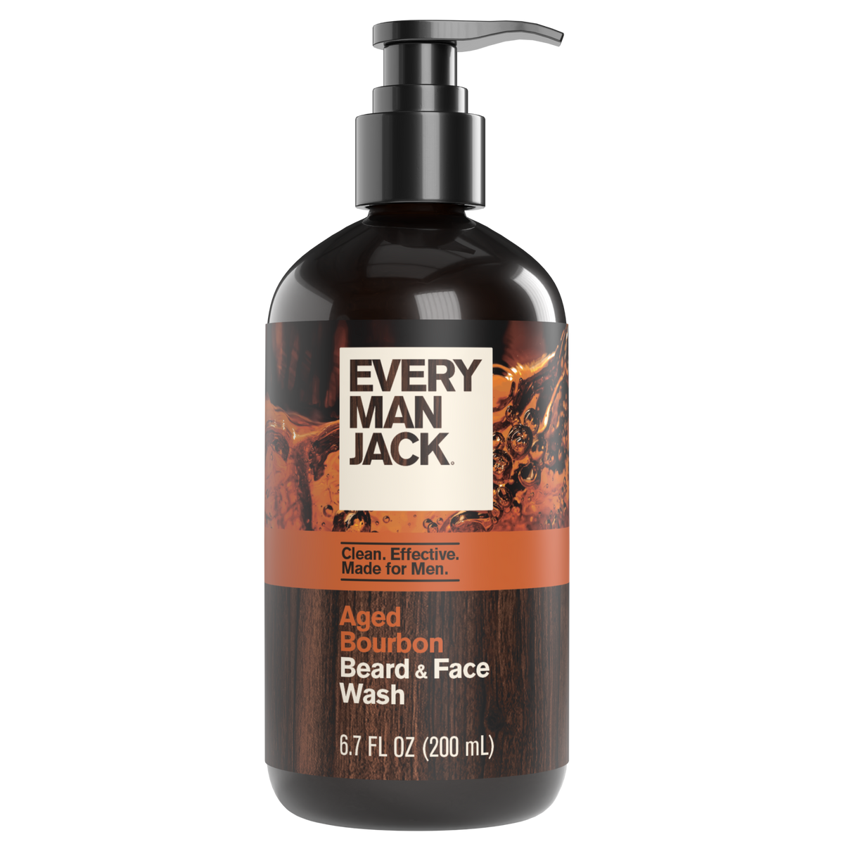 Every Man Jack Aged Bourbon Beard & Face Wash — 6.7 fl oz