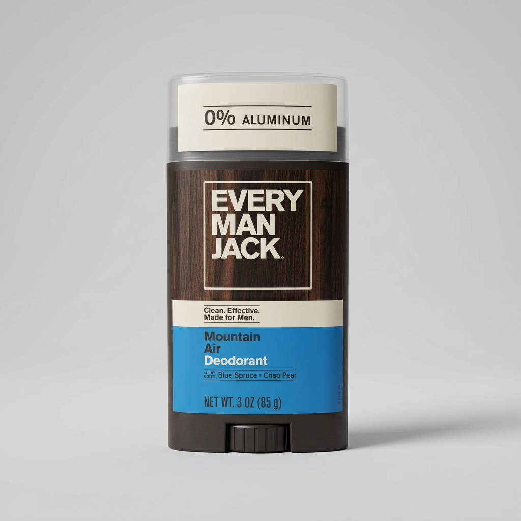 Every Man Jack Mountain Air Aluminum Free Deodorant — 3 oz