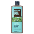 Every Man Jack Caribbean Coconut Exfoliating Body Wash — 14 fl oz