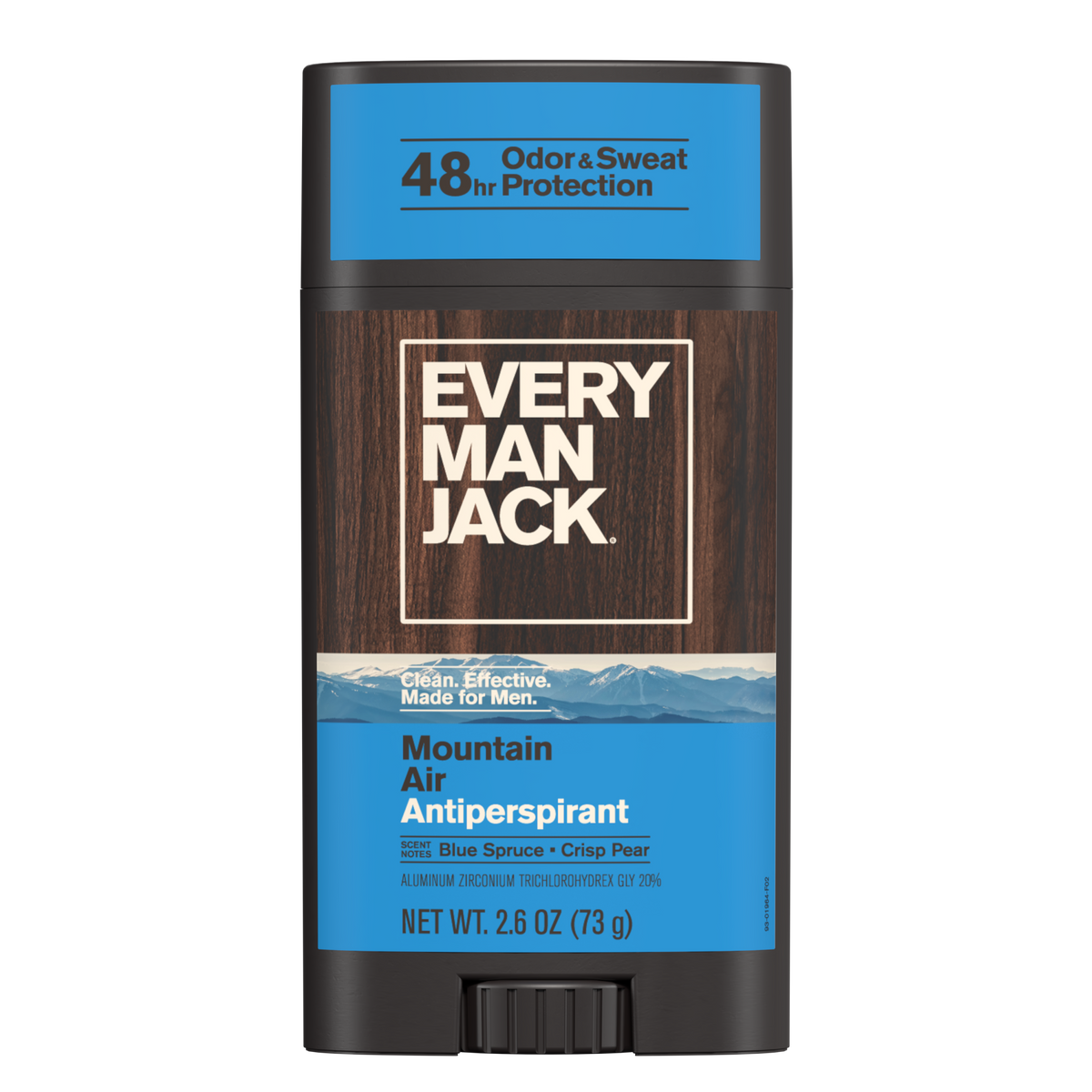 Every Man Jack Mountain Air Antiperspirant Deodorant — 2.6 oz