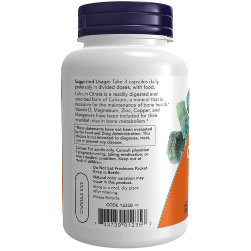 NOW Foods Calcium Citrate 120 VCaps