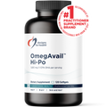 Designs for Health OmegAvail Hi-Po 120 softgels front label