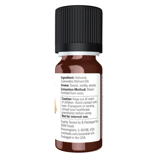 NOW Foods Vetiver Essential Oil 10 ml