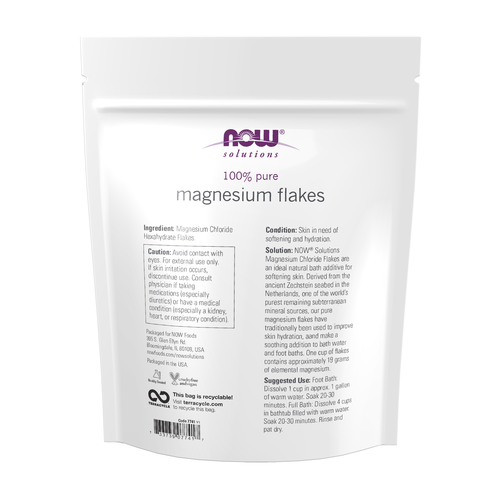 Now Solutions Magnesium Flakes 26.5 oz