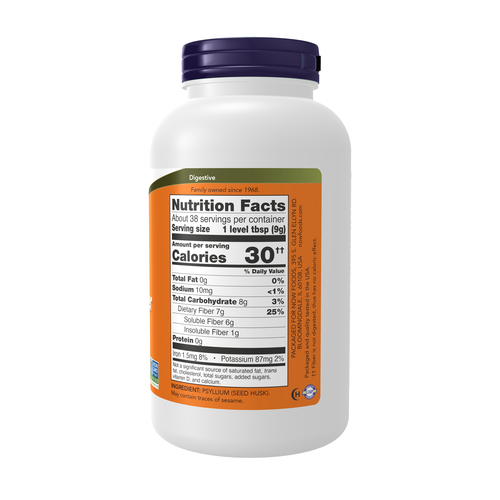 NOW Foods Psyllium Husk Powder 12 oz