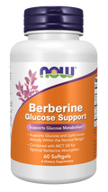 NOW Foods Berberine Glucose Support - 60 Softgels front package image