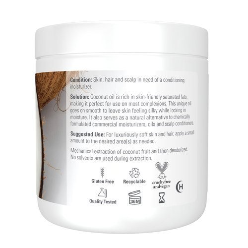 Now Solutions Coconut Oil 7 oz