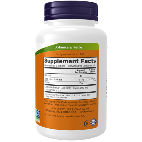 NOW Foods Chlorella 1,000 mg 120 Tablets