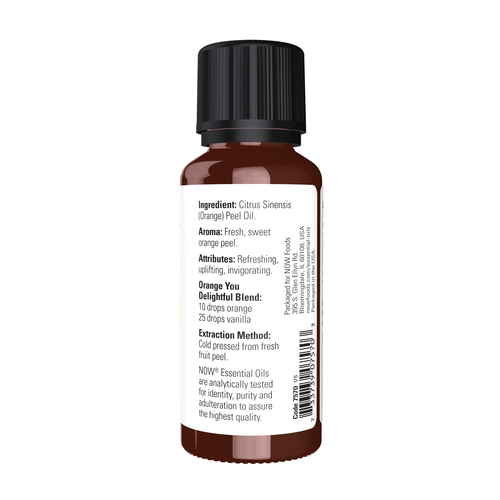 Now Essential Oils Orange Oil 1 oz