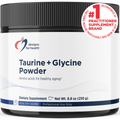 Designs for Health Taurine + Glycine Powder 250 g (8.8 oz) powder front label