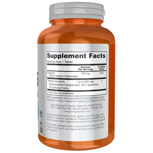NOW Sports Tribulus 1000 mg 180 Tablets