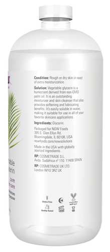 Now Solutions Vegetable Glycerin 32 oz